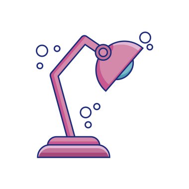 school lamp desk detail style icon