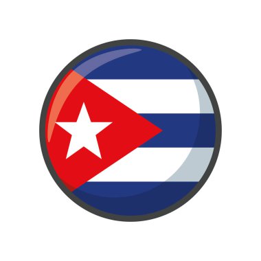 Isolated puerto rico flag icon block design