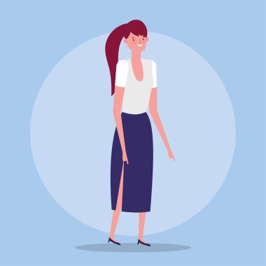 insanlar iş karakterleri düz tasarım