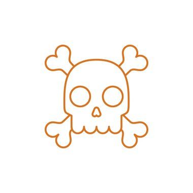 Halloween skull vector design
