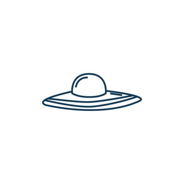 space ufo line style icon