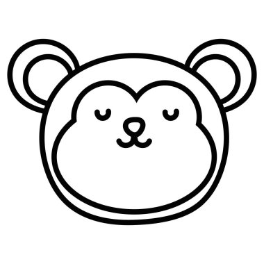 Isolated monkey cartoon vector design vector illustration