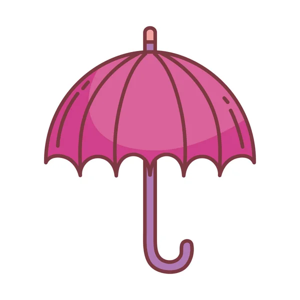 Umbrella hello autumn design icon — Stock Vector