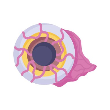 Ürkütücü göz ikonu şakası ya da şeker Mutlu Cadılar Bayramı