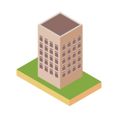 Isolated building icon isometric vector design