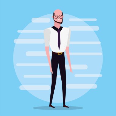 insanlar iş karakterleri düz tasarım