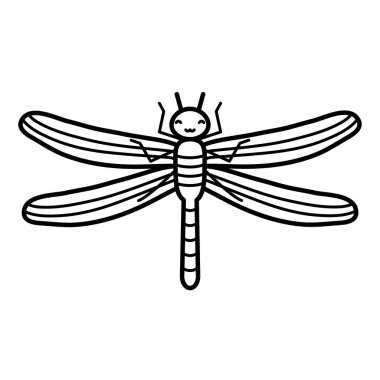 cute dragon fly kawaii character