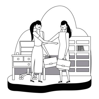 Businesswoman avatar karikatür tasarım vektör illüstrasyon