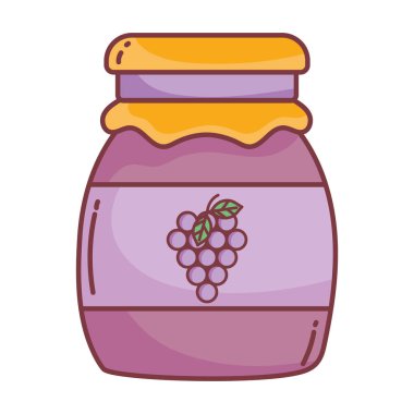 Marmelat kavanozu Merhaba sonbahar tasarım ikonu