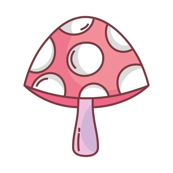 Mushroom hello autumn design icon — ストックベクタ