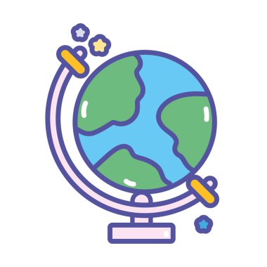 back to school education geography globe map