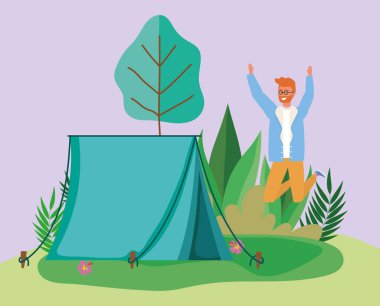 Çadır kurup yeşillik ormanını kutluyoruz.