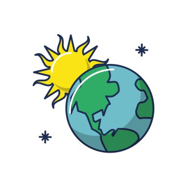 Toprak Gezegeni Güneş Çizgisi ve Görüntü