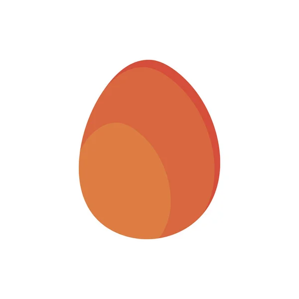 Farm egg food rural isometric icon — Stock Vector