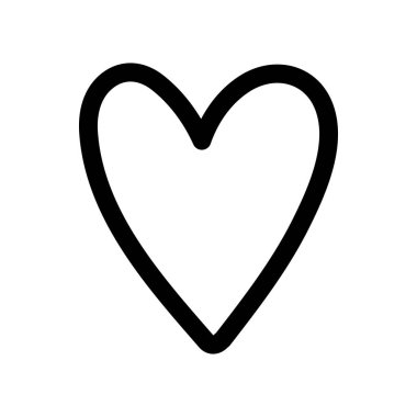 heart love romantic passion icon line style