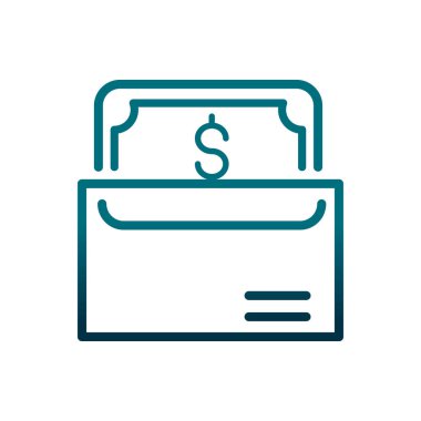 economy business send money banknote gradient line