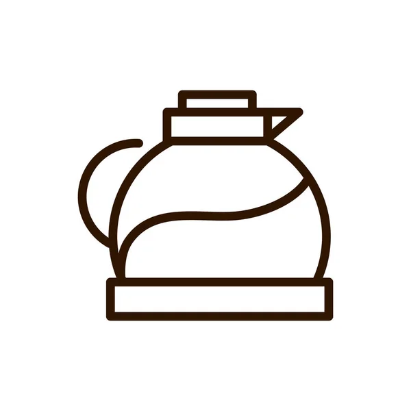 Kabza dizaynlı kahve makinesi bardağı — Stok Vektör