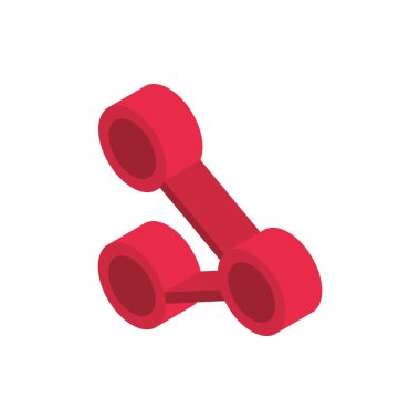 Reklam ticareti pazarlama simgesi izometrik paylaşımı