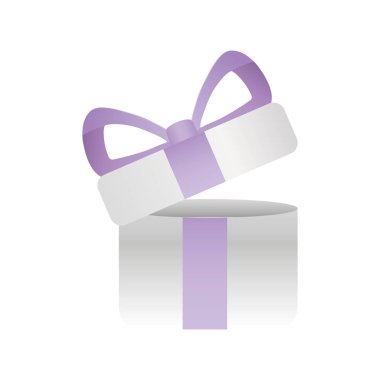 happy valentines day open white gift box surprise