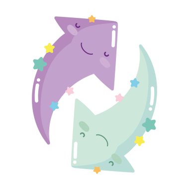 Sosyal ağlar çizgi film ok simgesini yeniden yükle