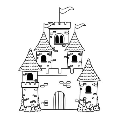 Flamalar tasarımı ile izole kale