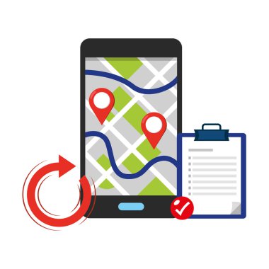 göstermek harita vektör cep telefonu