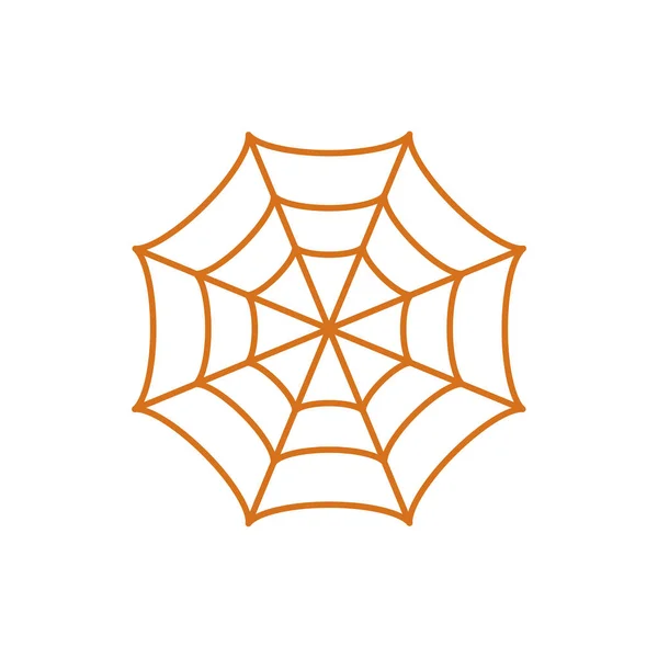 Halloween spider web vector design — Archivo Imágenes Vectoriales