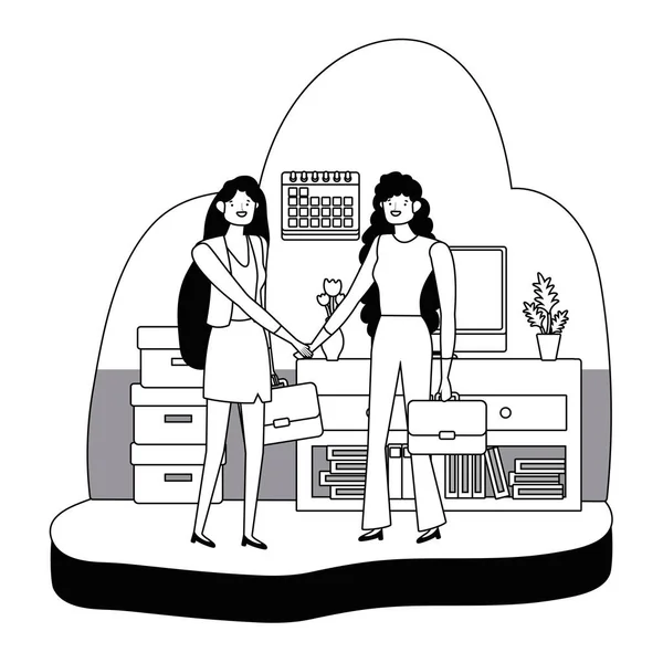 Mujer de negocios avatar dibujo animado vector de diseño ilustración — Archivo Imágenes Vectoriales