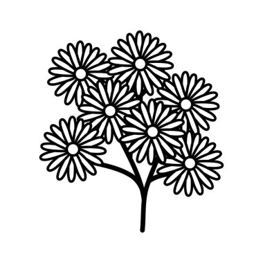 bitki dekoratif güneş çiçekler simge