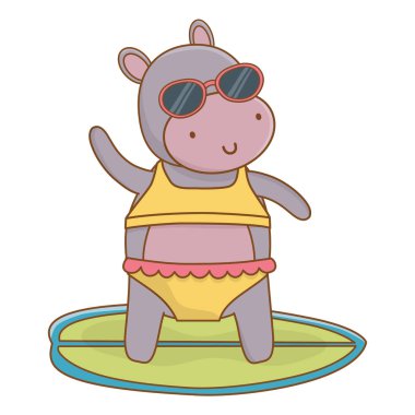 Relax illüstrasyon karikatür vektör yaz