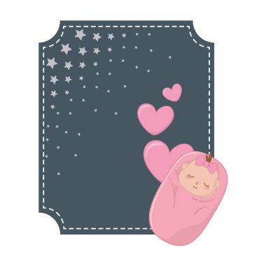 kare çerçeve ve bebek korumalı