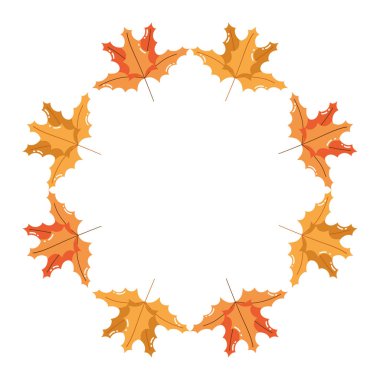 İzole yaprakları tasarım vektör illüstrasyon