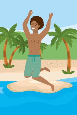 Yaz mayo tasarımı ile çocuk