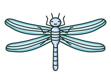 cute dragon fly kawaii character