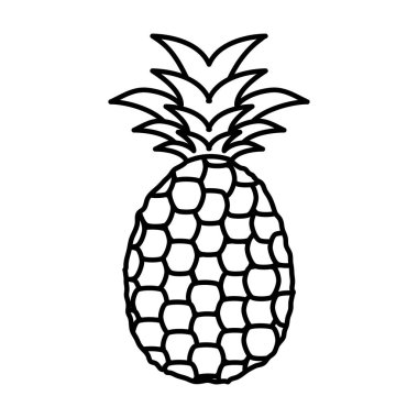 taze ananas meyvesi doğa simgesi