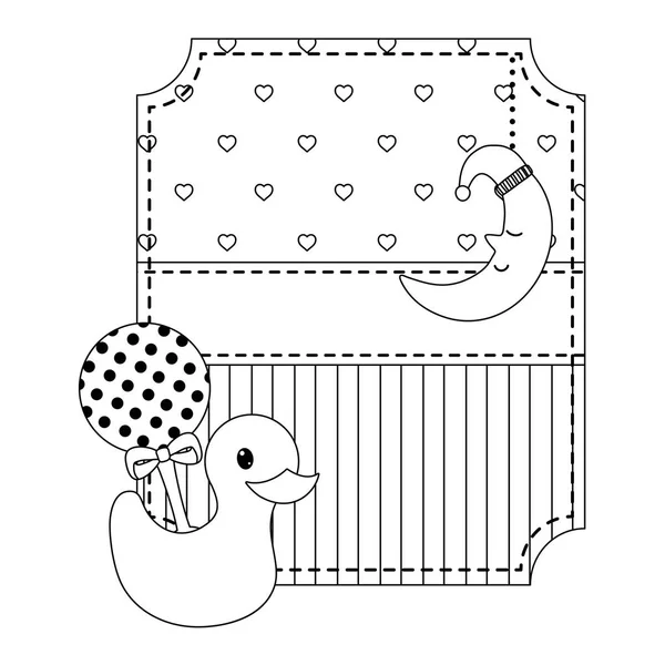 Baby chuveiro símbolo design vetor ilustração —  Vetores de Stock