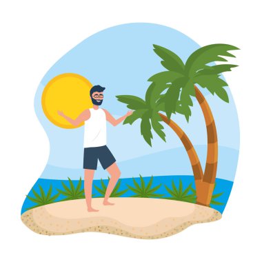 Yaz mayo tasarımı ile çocuk