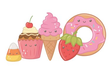 Tatlı ve lezzetli yemek tasarımı