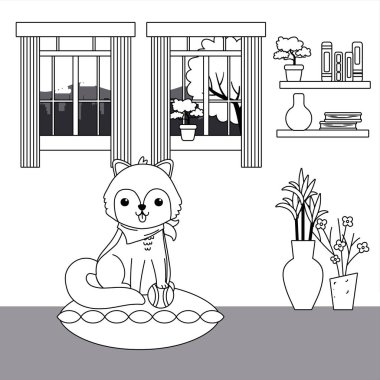 Köpek karikatür tasarım vector Illustrator