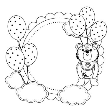 Bebek duş tasarımı için yalıtılmış etiket