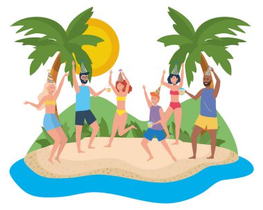 Çocuk ve yaz mayo tasarımı ile kız