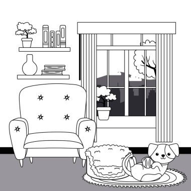 Köpek karikatür tasarım vector Illustrator