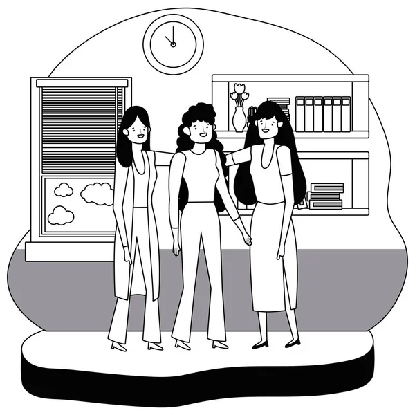 Mujer de negocios avatar dibujo animado vector de diseño ilustración — Vector de stock