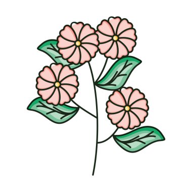 güzel çiçekler ve Leafs Bahçe dekoratif