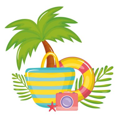 float ve kamera fotoğraf ile çanta kadın