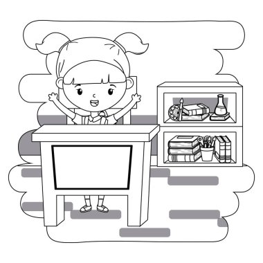 Sınıf tasarım okul kız çocuk