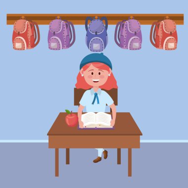 Okul tasarım kız çocuk