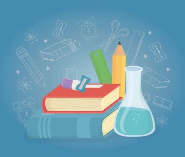 Yığınla kitap ve malzeme okula geri döndü.