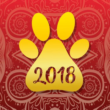 Köpek kutlaması için 2018 yılbaşı