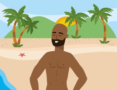 Yaz mayo tasarımı ile çocuk